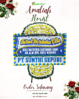 Papan Bunga Duka di Oudate