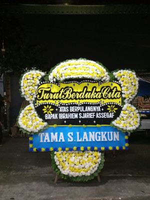 Papan Bunga Duka di Oudate